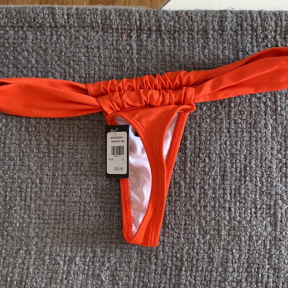 Brand new orange thong bikini bottom - Picture 4 of 4